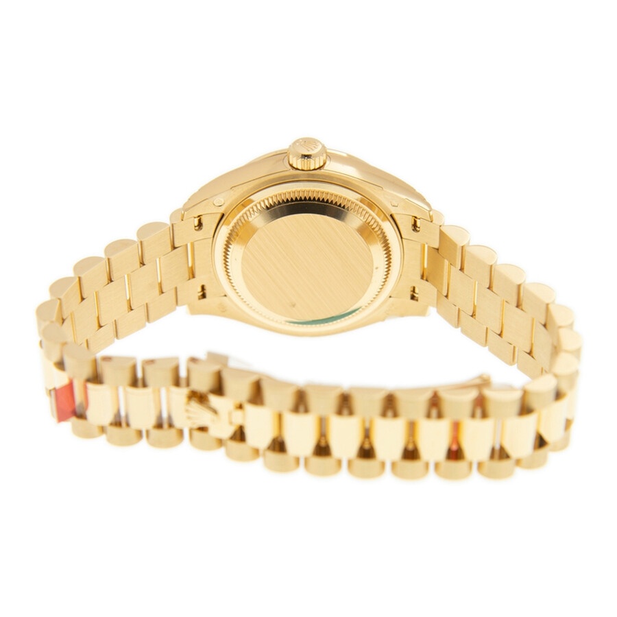 Rolex Lady-Datejust Champagne Diamond Dial Automatic Ladies 18 Carat Yellow Gold President Watch 279 - 4