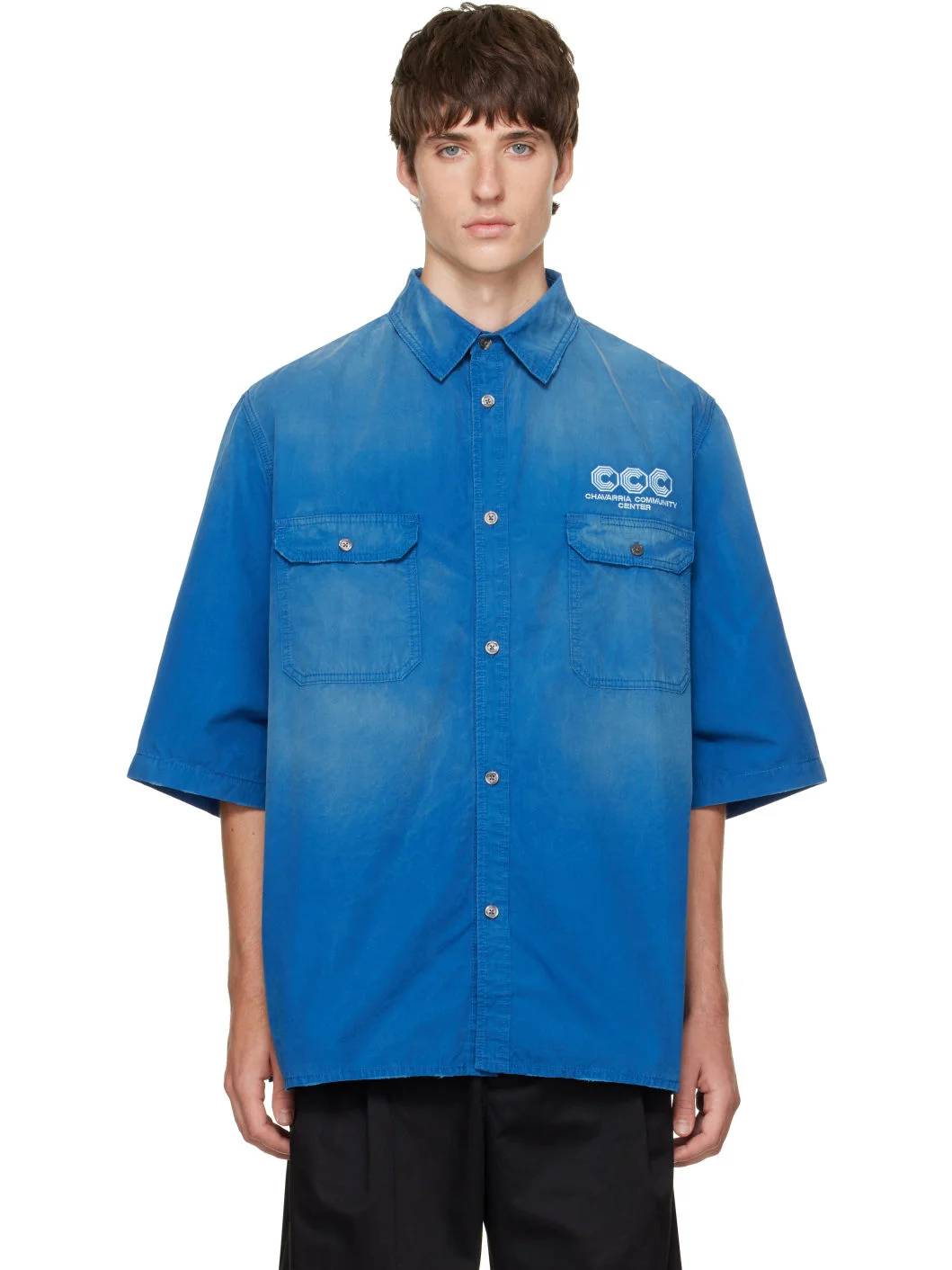 Blue S/S Workwear Corcoran Overshirt - 1