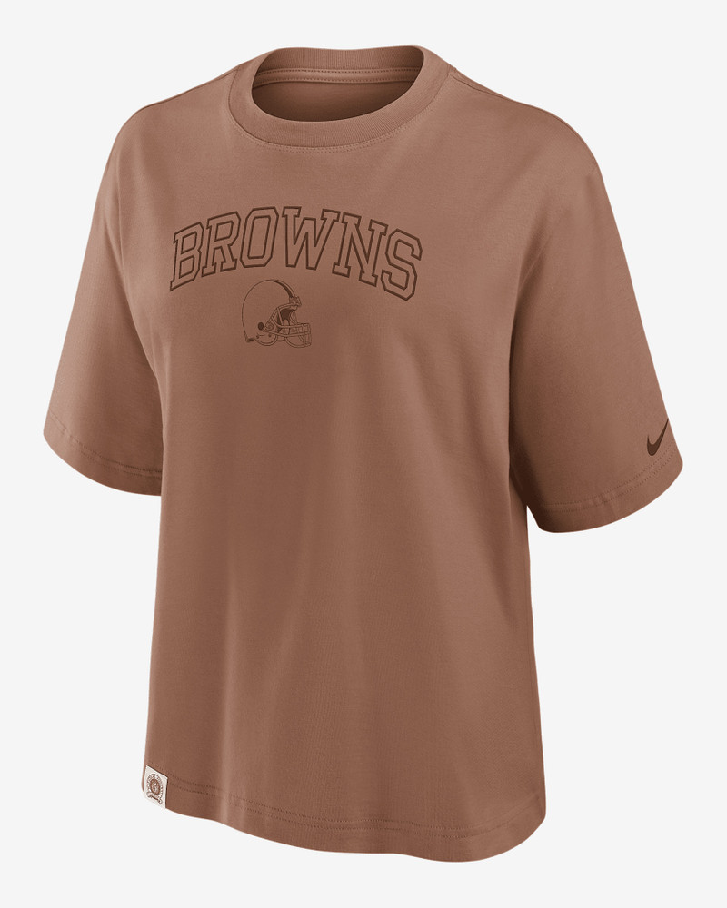 Cleveland Browns Arch Boxy Women's Nike NFL T-Shirt 1