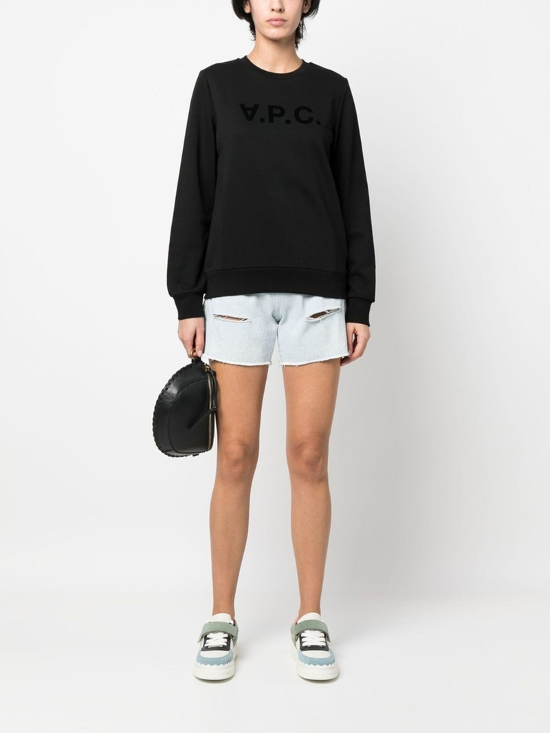 A.P.C. logo-print sweatshirt outlook