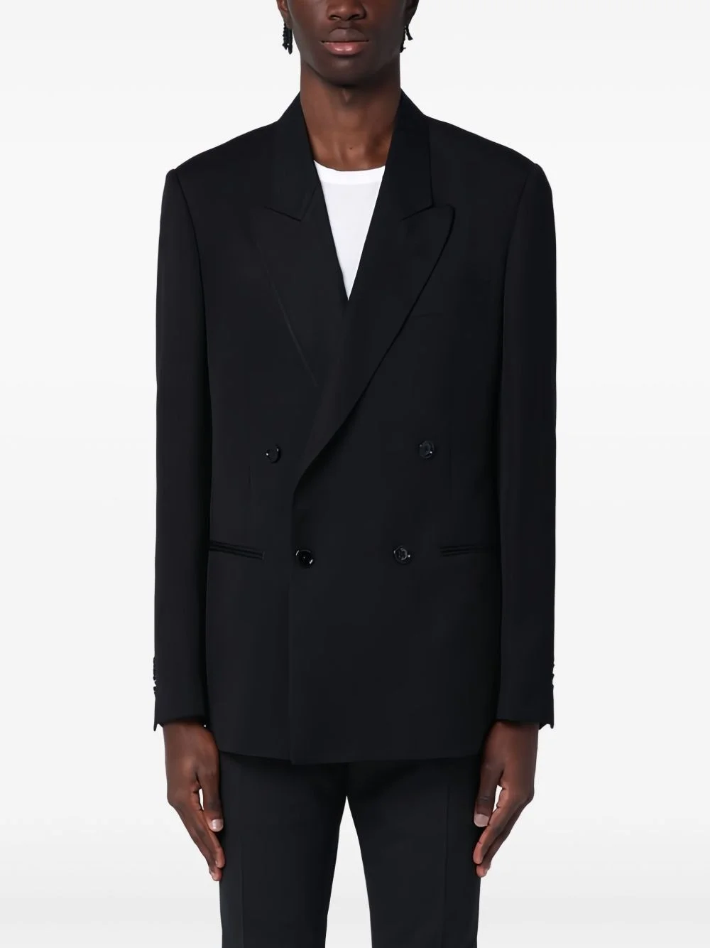 double-breasted blazer - 1