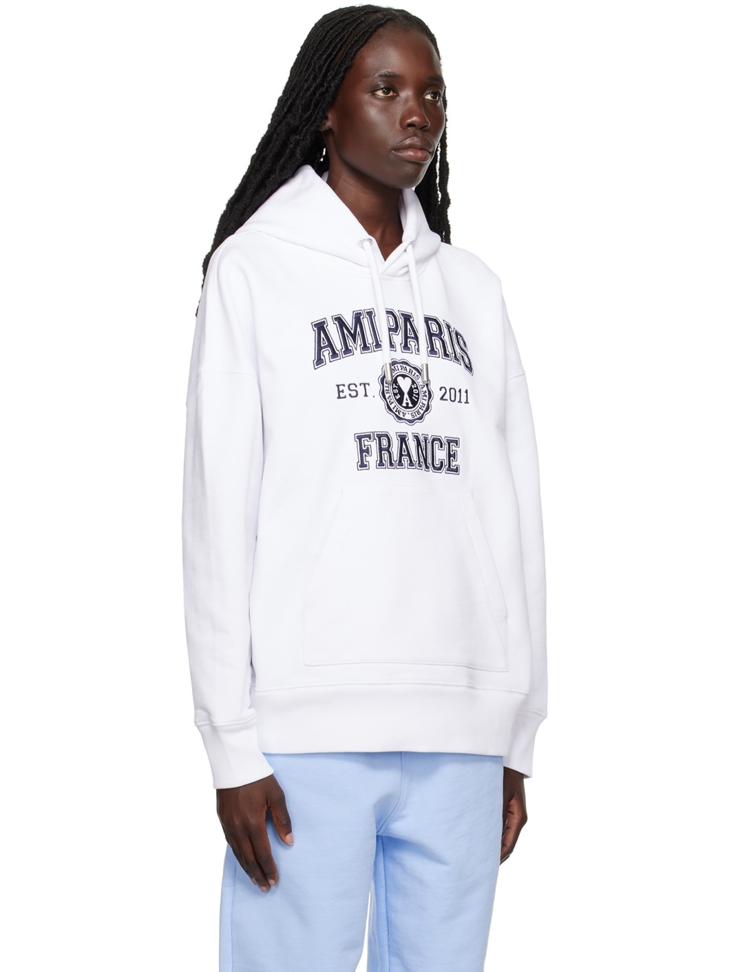 White Ami de Cœur Paris Hoodie - 2