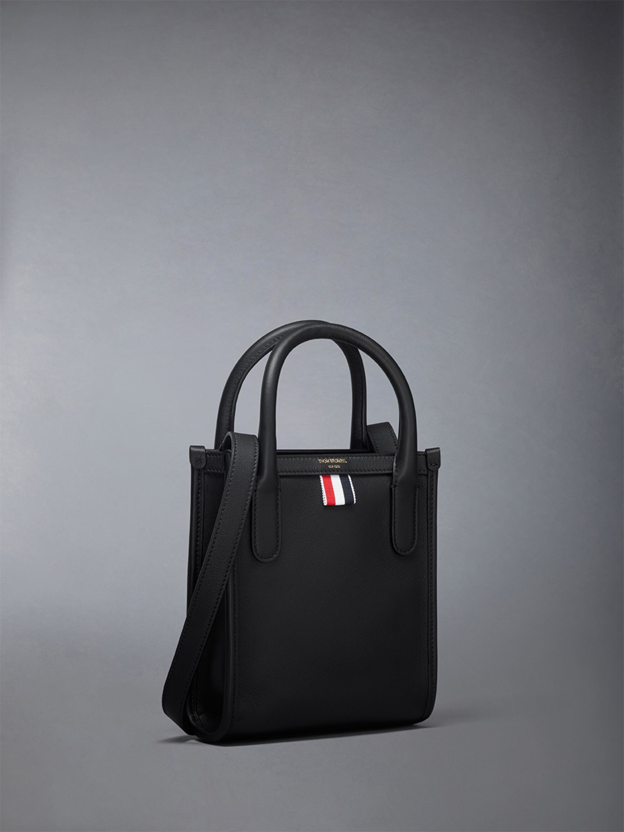 Vertical Mini Tote in Smooth Calf - 2
