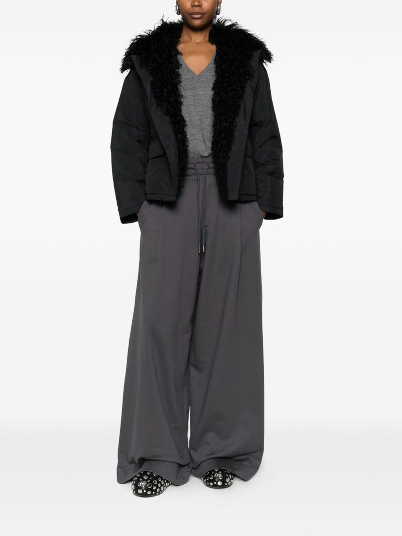 Yves Salomon faux fur-trim hooded jacket outlook