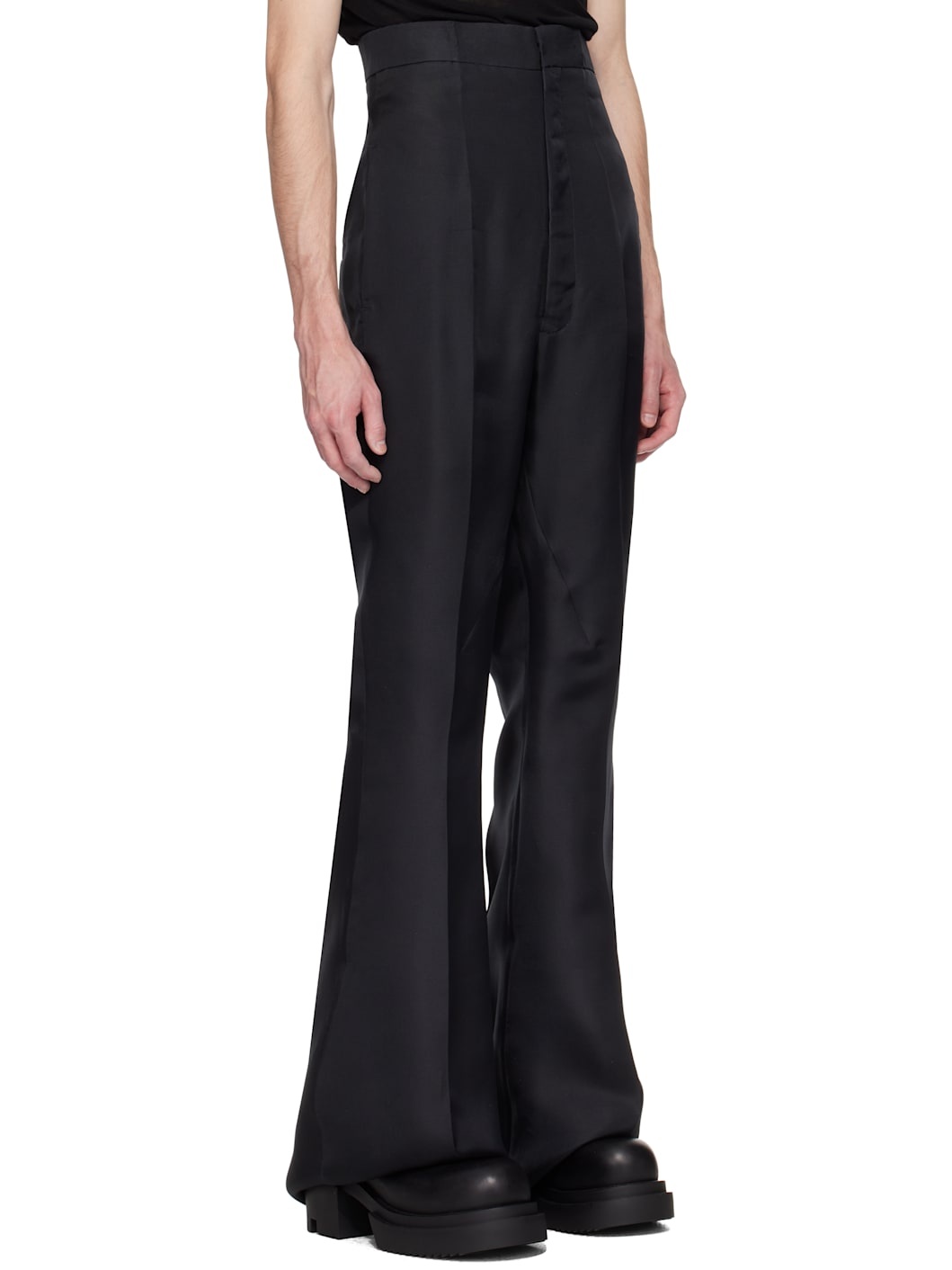 Black Hollywood Dirt Bolan Trousers - 2