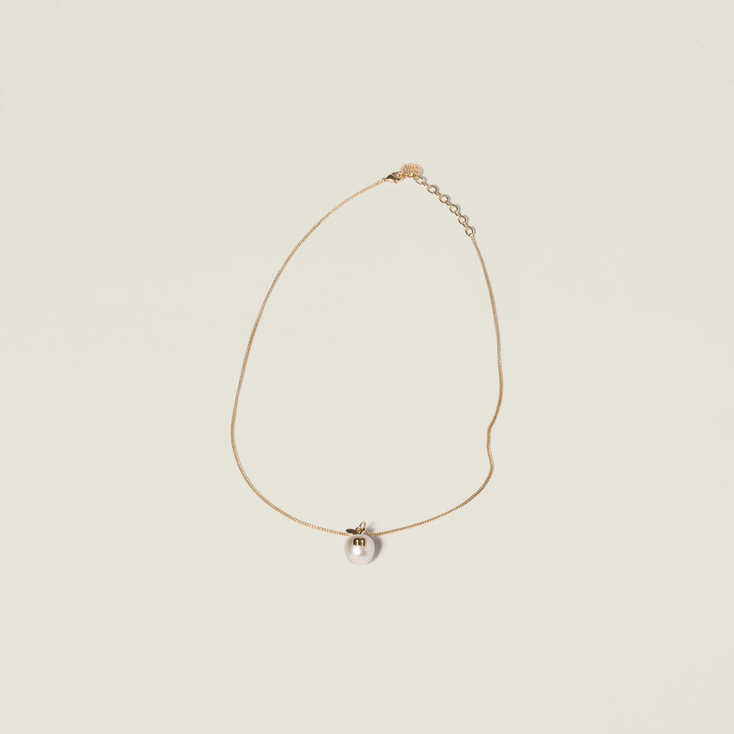 Metal necklace with pendant - 1