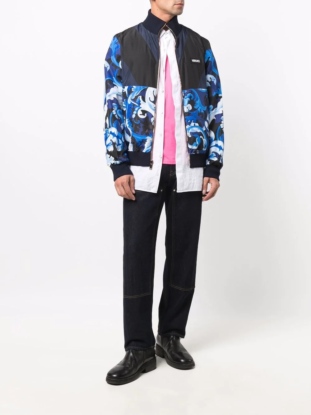 Baroccoflage print reversible jacket - 6