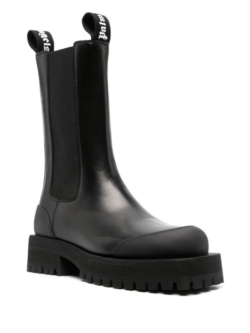 square-toe Chelsea boots - 4