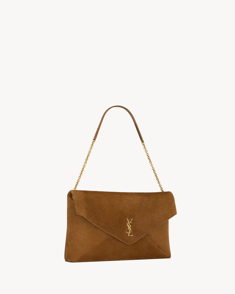 CASSANDRE XXL POUCH ON CHAIN IN SUEDE 5