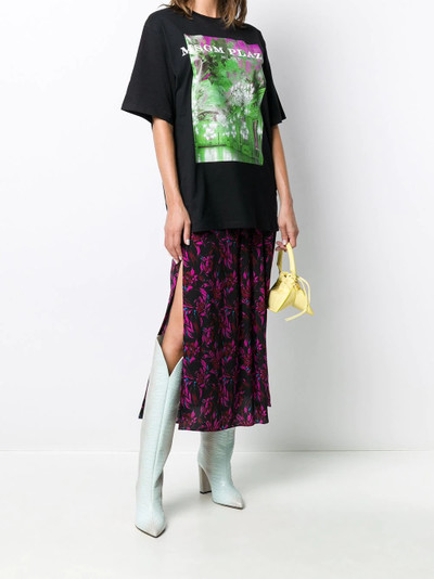 MSGM graphic print T-shirt outlook