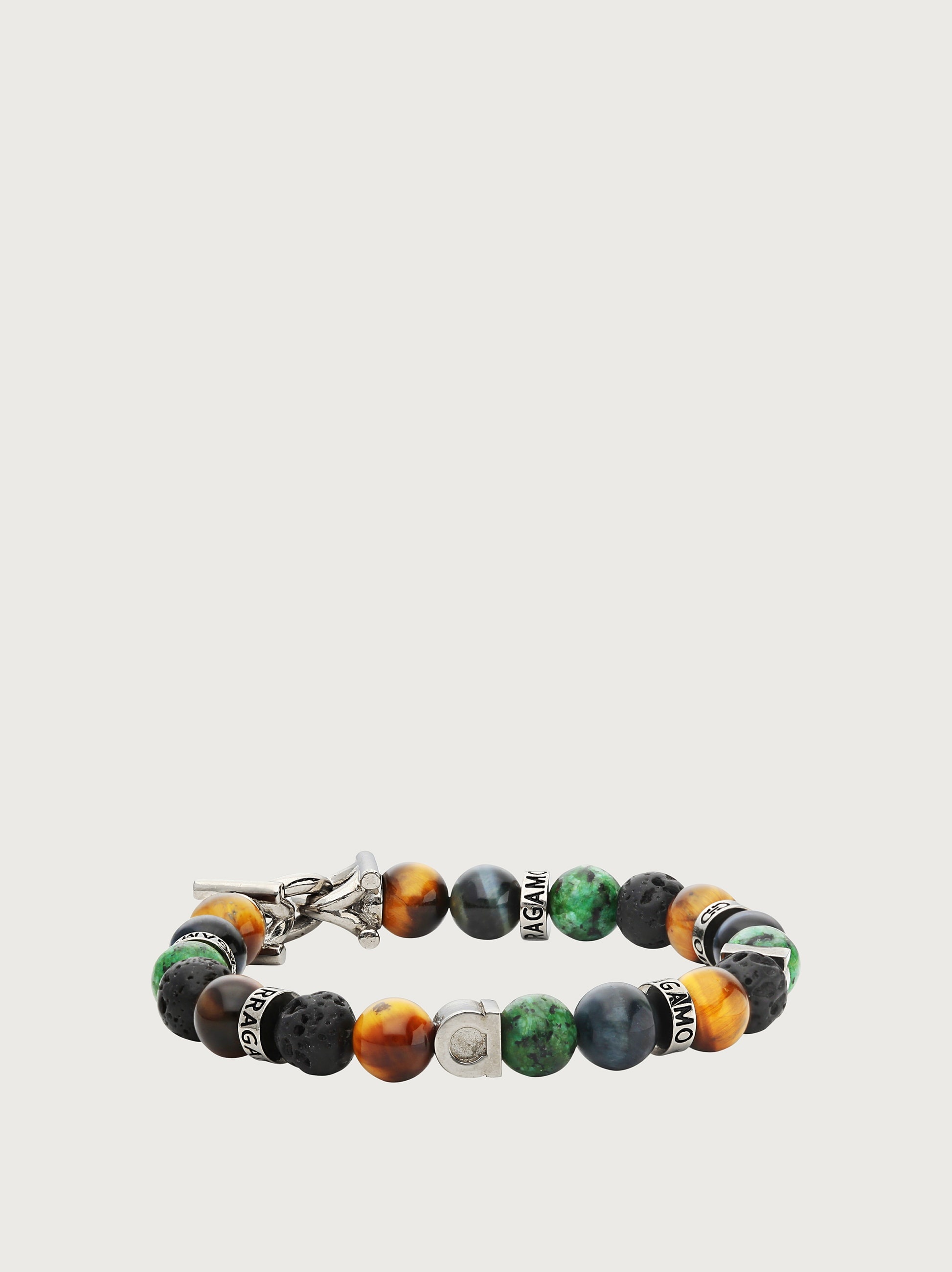 Elasticated bracelet with Gancini - size 17 - 2