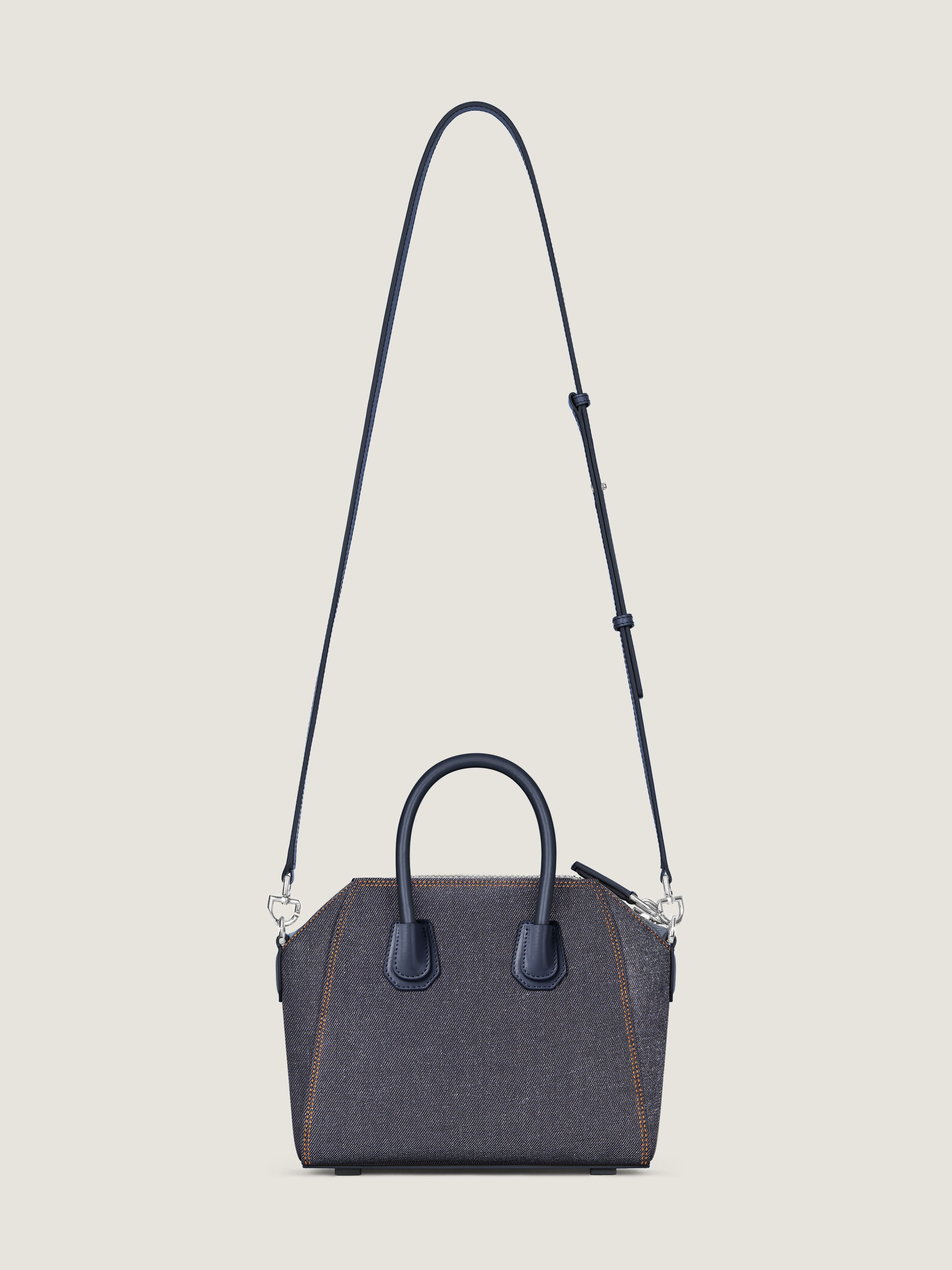 MINI ANTIGONA BAG IN DENIM - 3