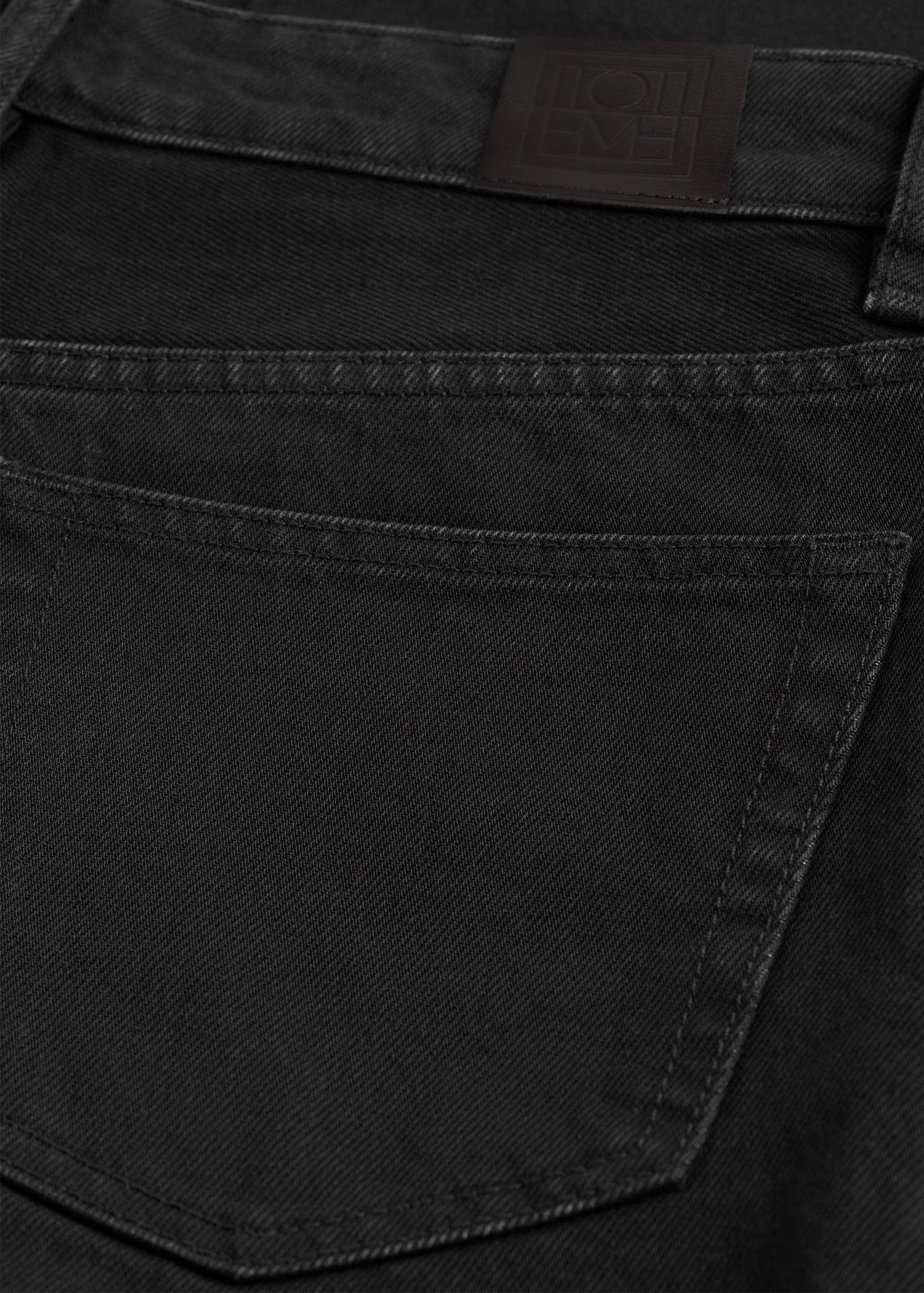 Low taper denim faded black - 7