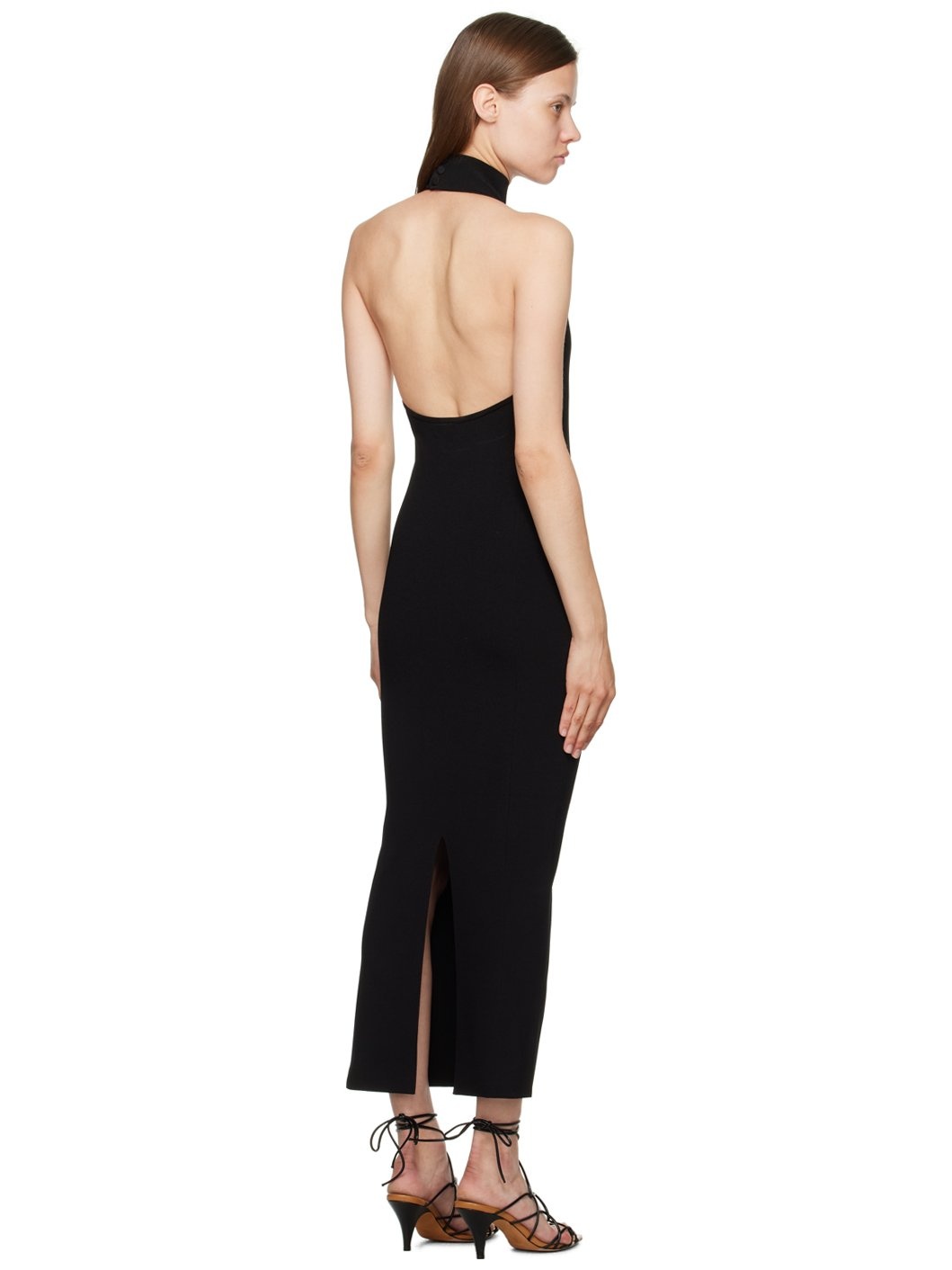 Black 'The Suzanne' Midi Dress - 3