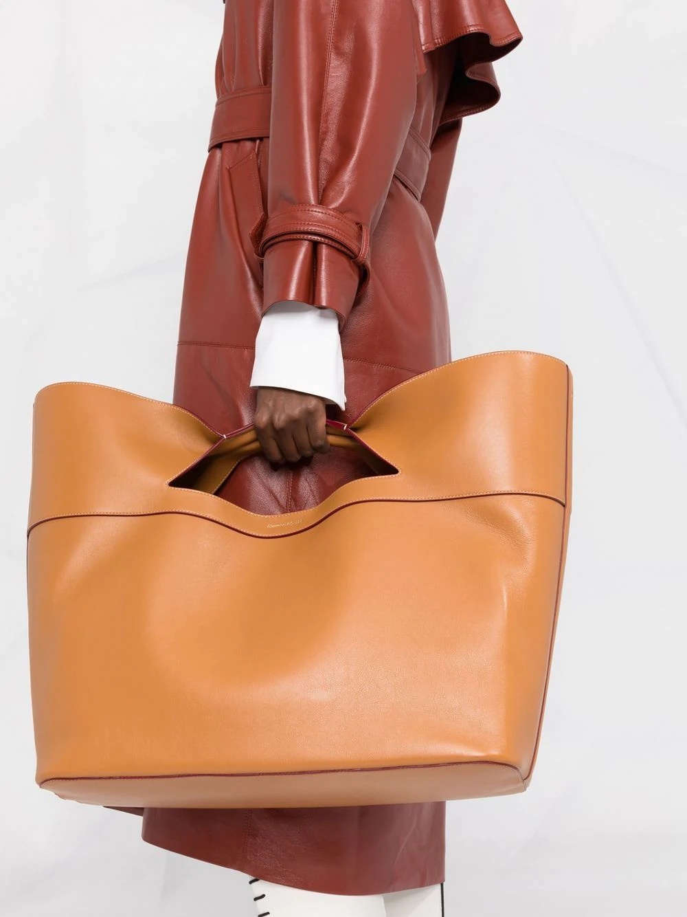 The Bow leather tote bag - 3