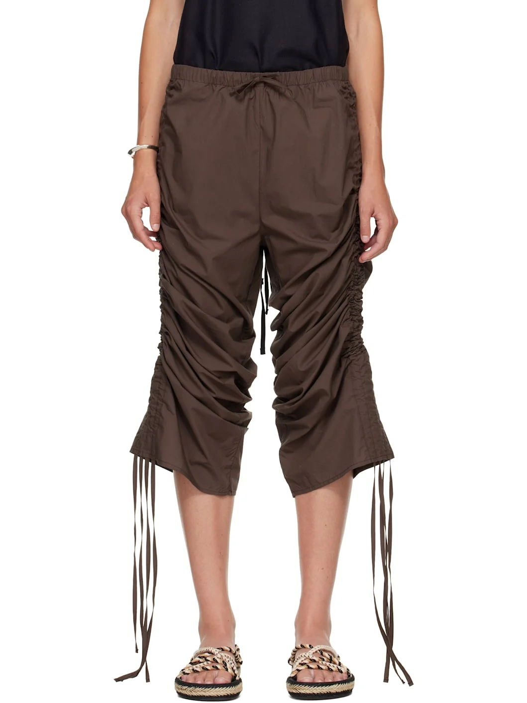 SSENSE Exclusive Brown Pictorial Lounge Pants - 1