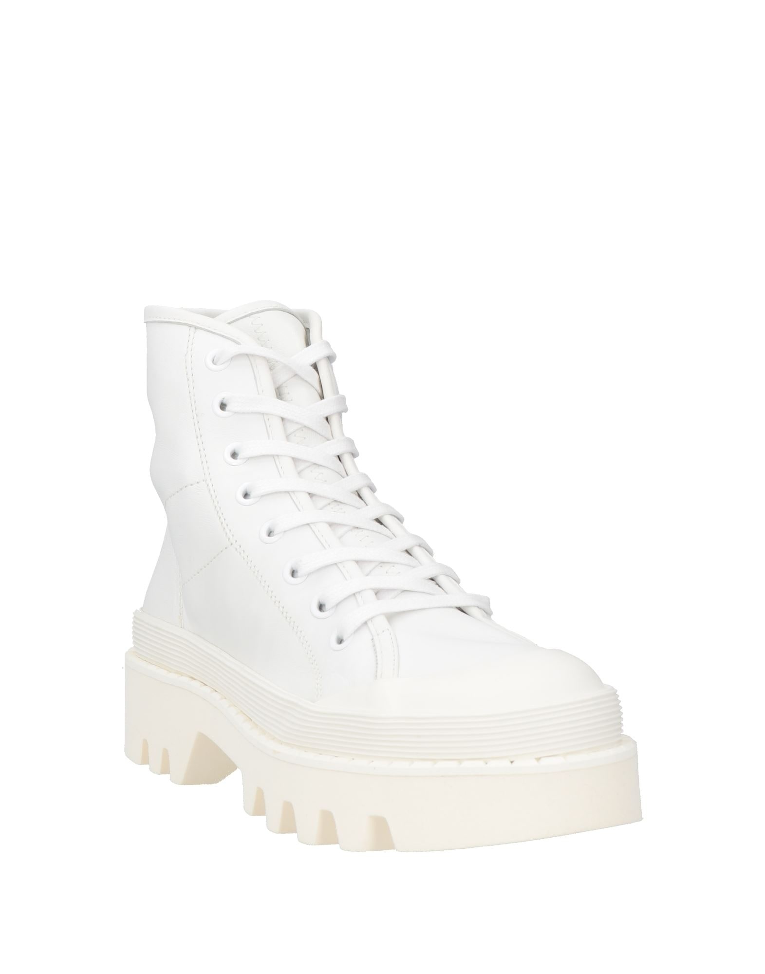 White Women's Ankle Boot - 2