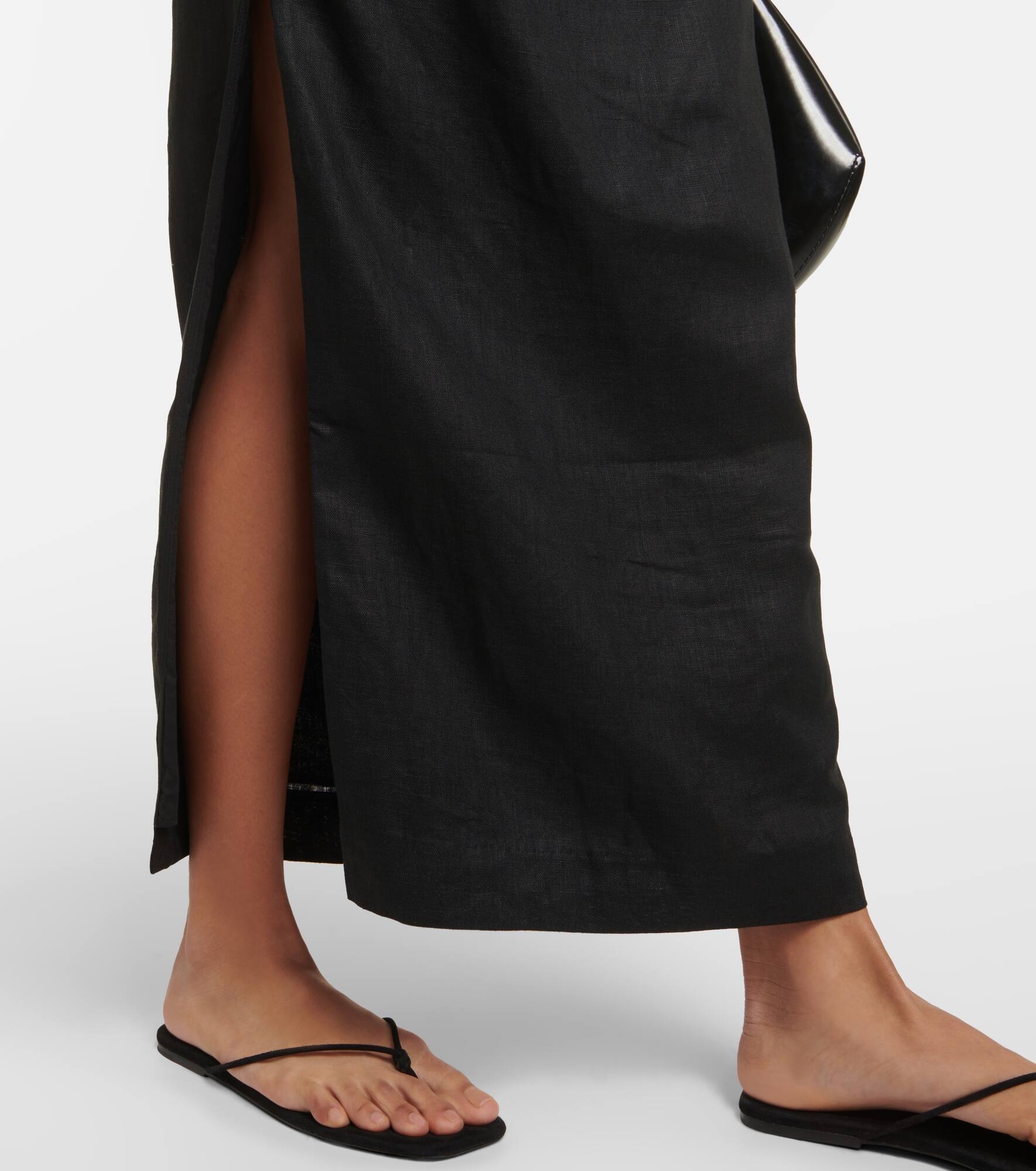 Noemi linen maxi dress - 5