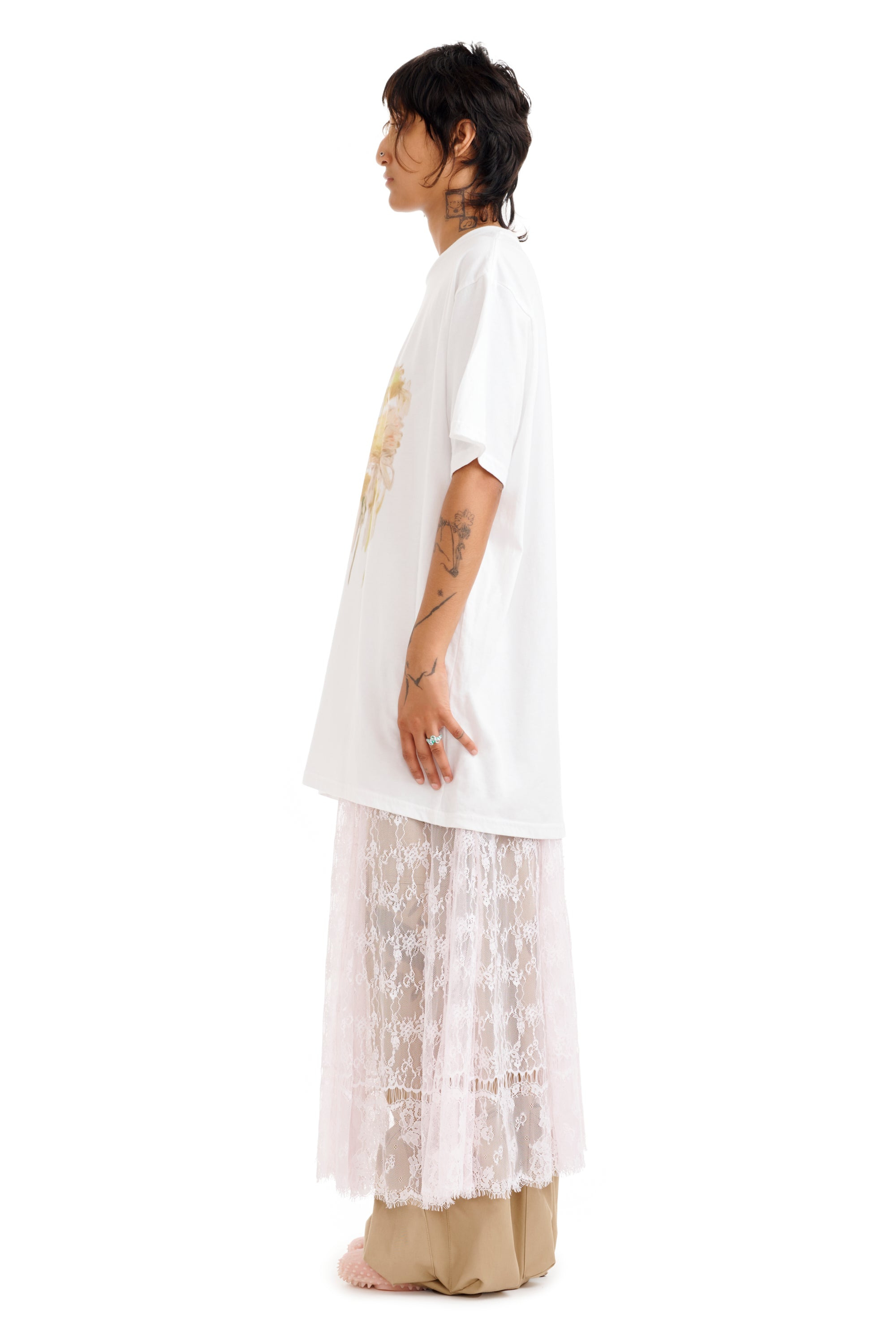 FLOWER DRIP GRAPHIC TEE - 9