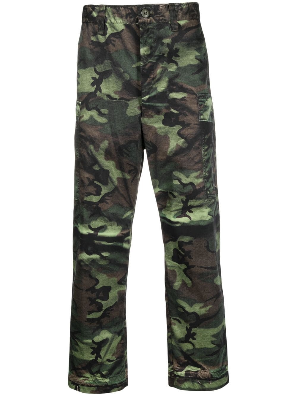 camouflage-print cargo trousers - 1