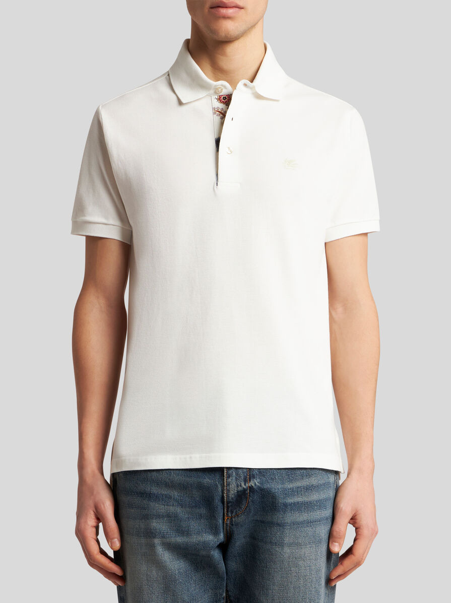POLO SHIRT WITH EMBROIDERED PEGASO - 2
