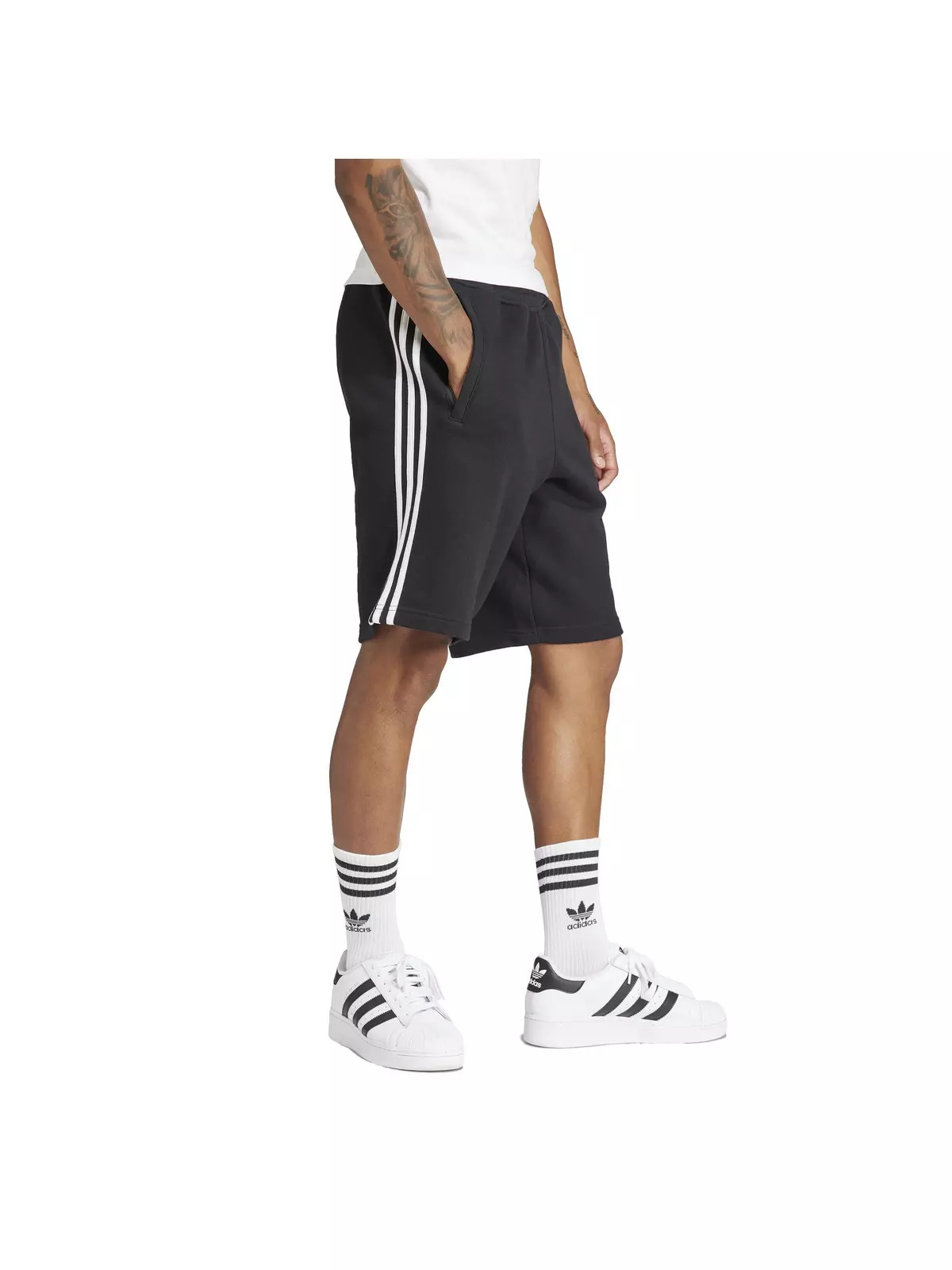 Originals Men's Adicolor 3-Stripes Lifestyle Shorts -Black - 5