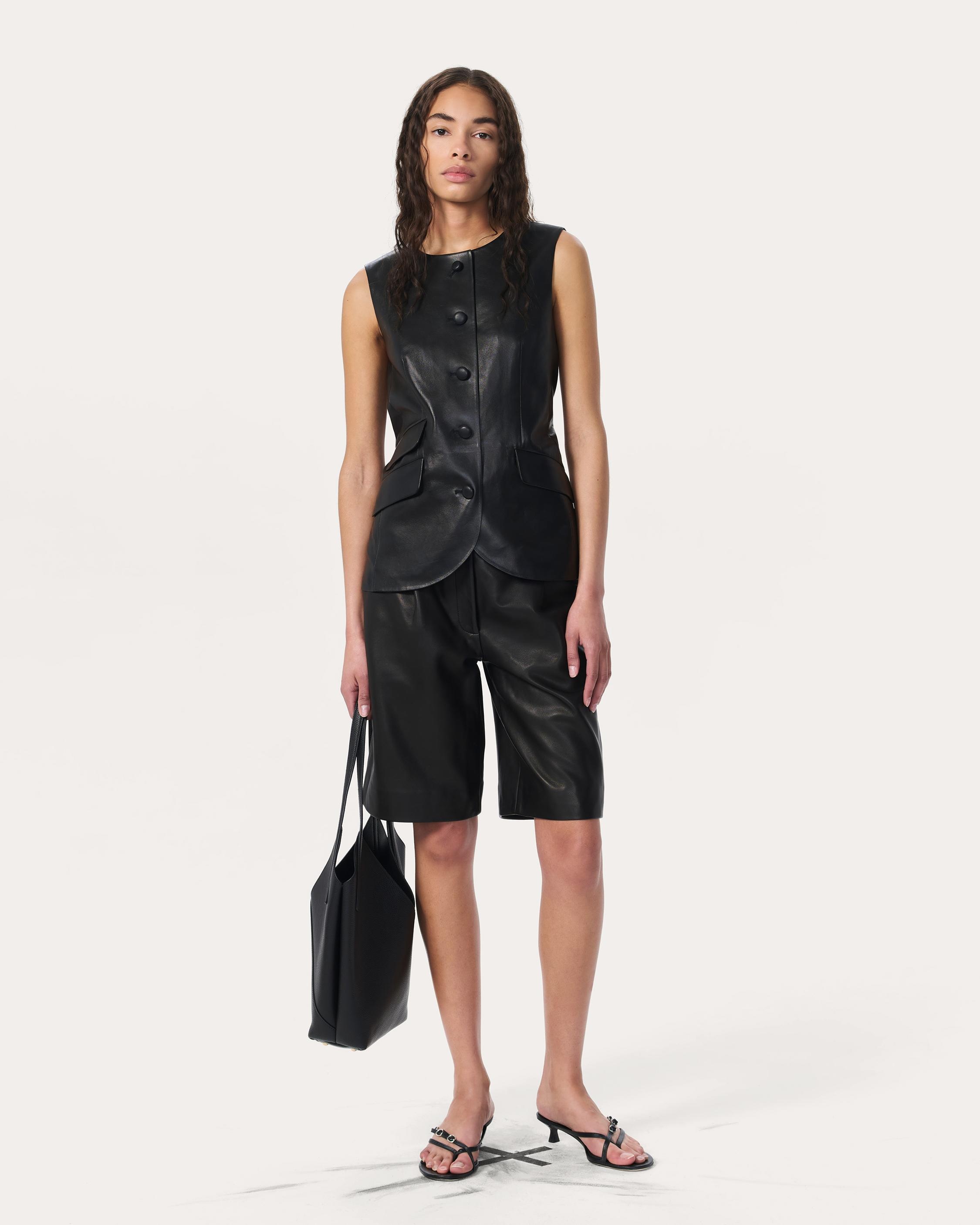 Slade Leather Vest - 3