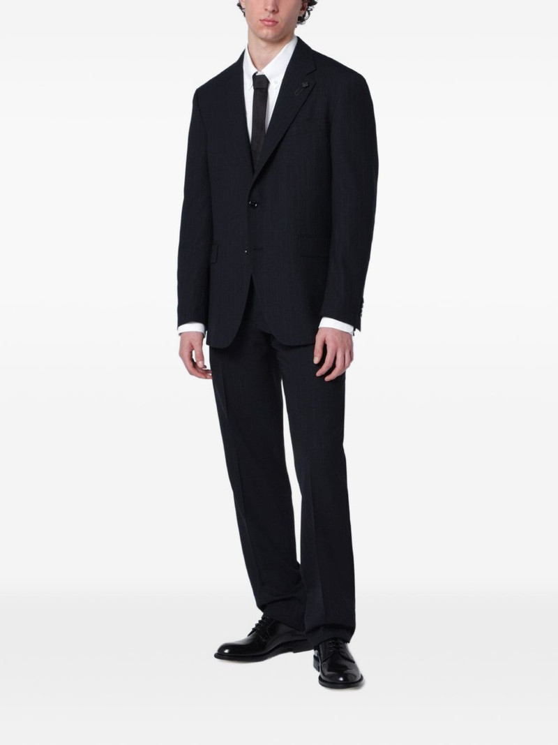 LARDINI pinstripe single-breasted suit outlook
