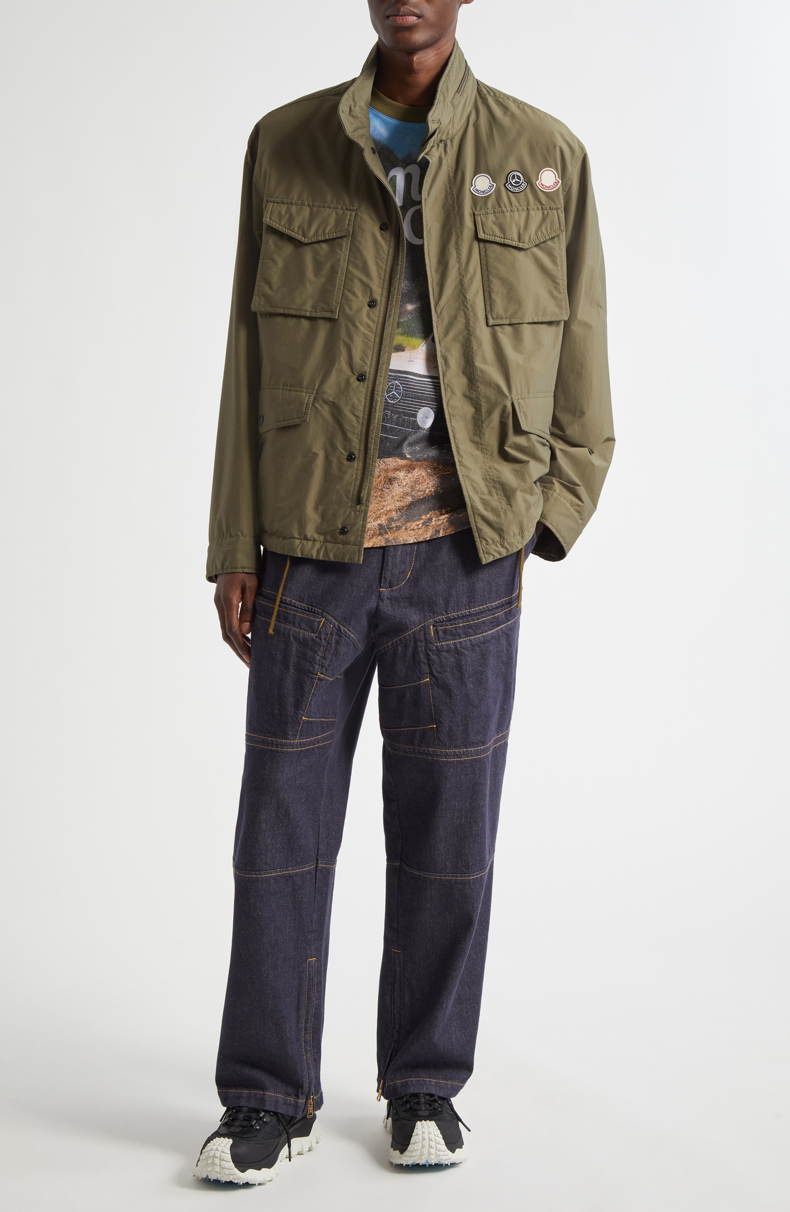 Moncler Genius x Mercedes Benz By Nigo Orus Field Jacket in Olive at Nordstrom - 2