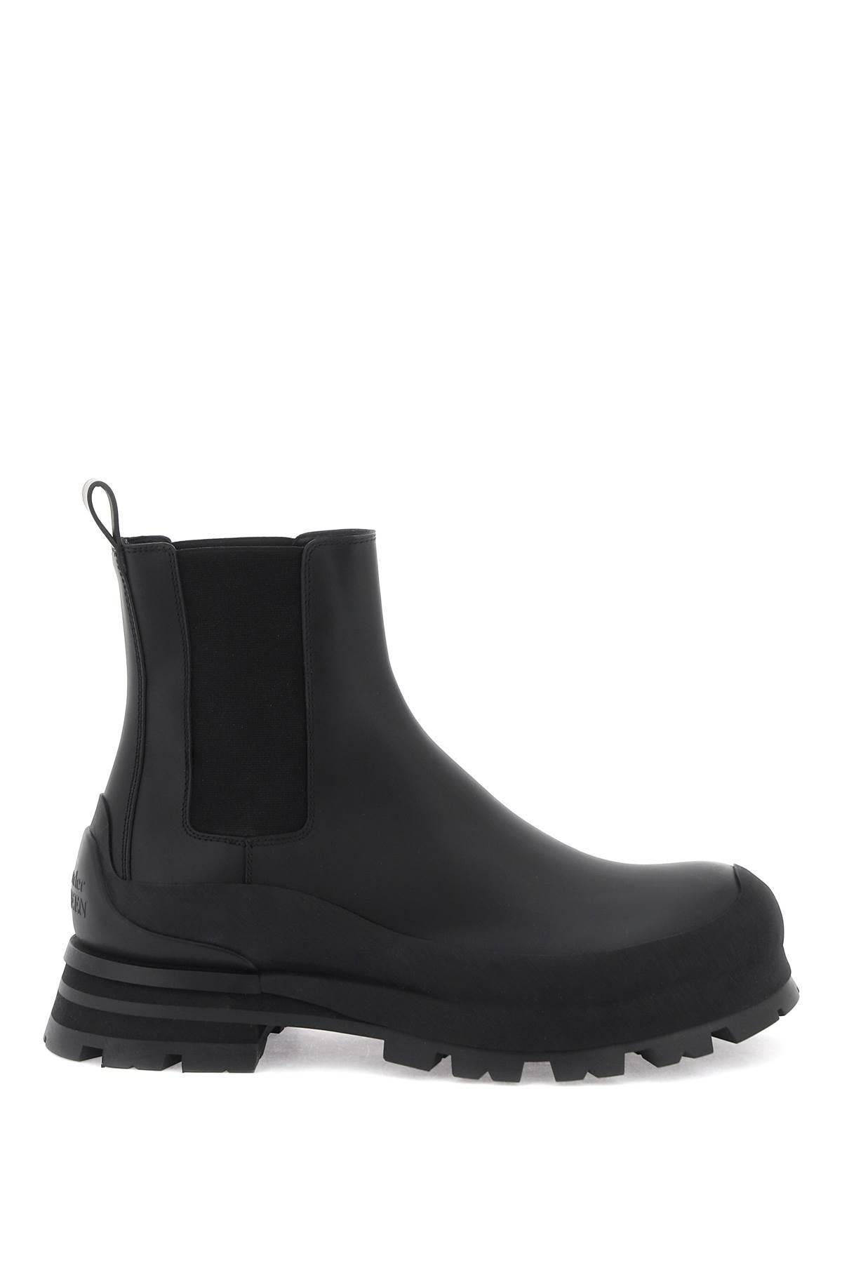 LEATHER CHELSEA ANKLE BOOTS - 1