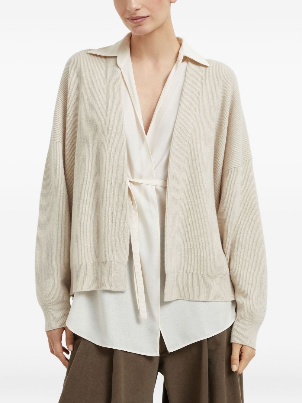 Cashmere layered cardigan - 3