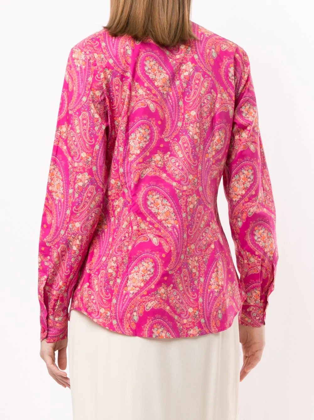 paisley fitted shirt - 4