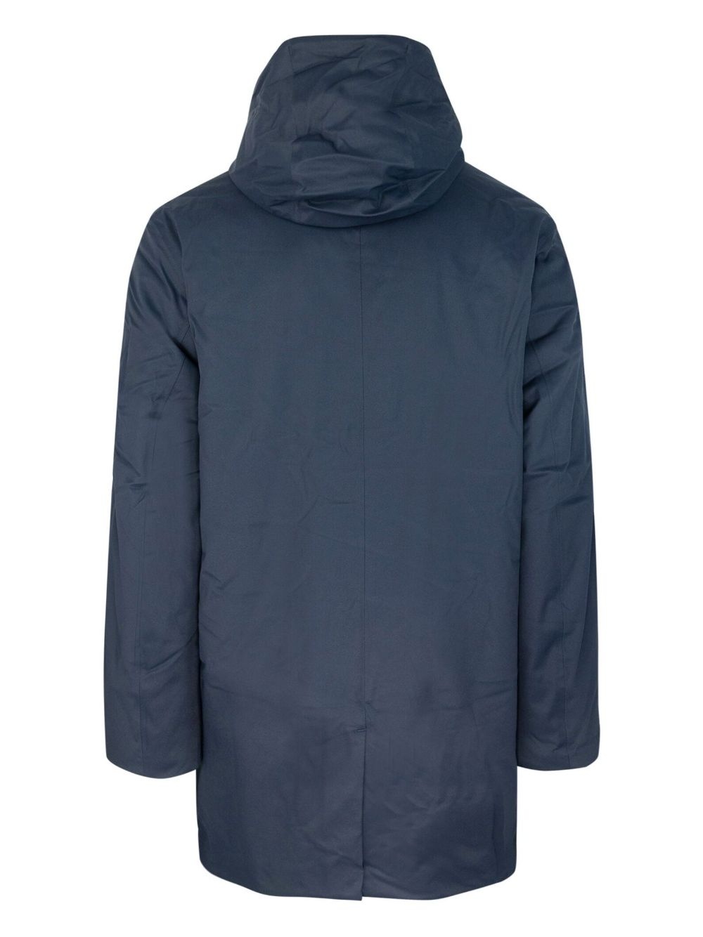 hooded logo-patch jacket - 2