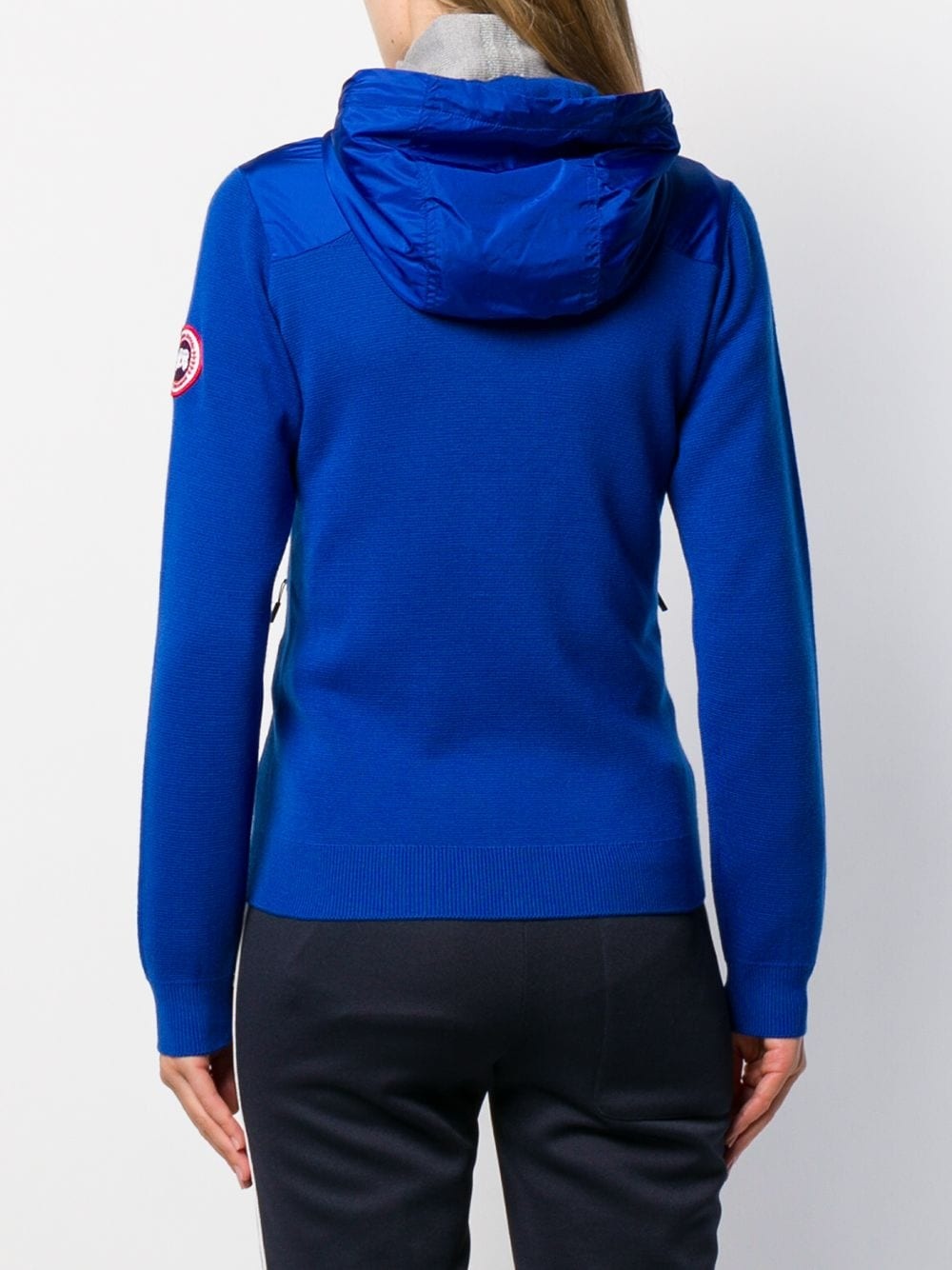 zipped hooded cardigan - 4