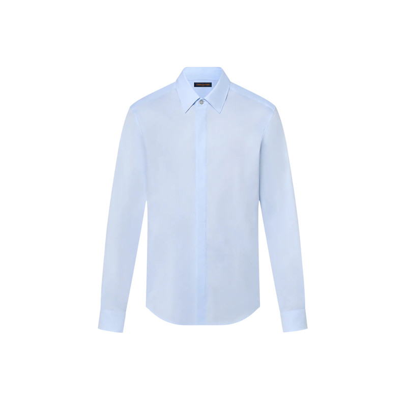 Printed Cotton Long-Sleeved Oxford Shirt 1