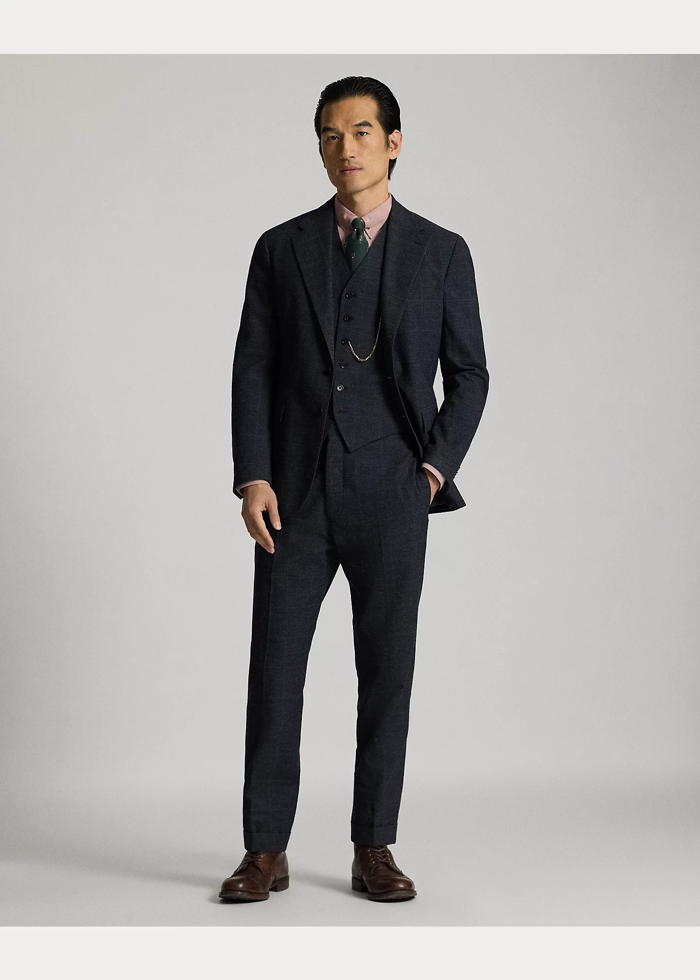 Slim Fit Checked Dobby Shirt - 3