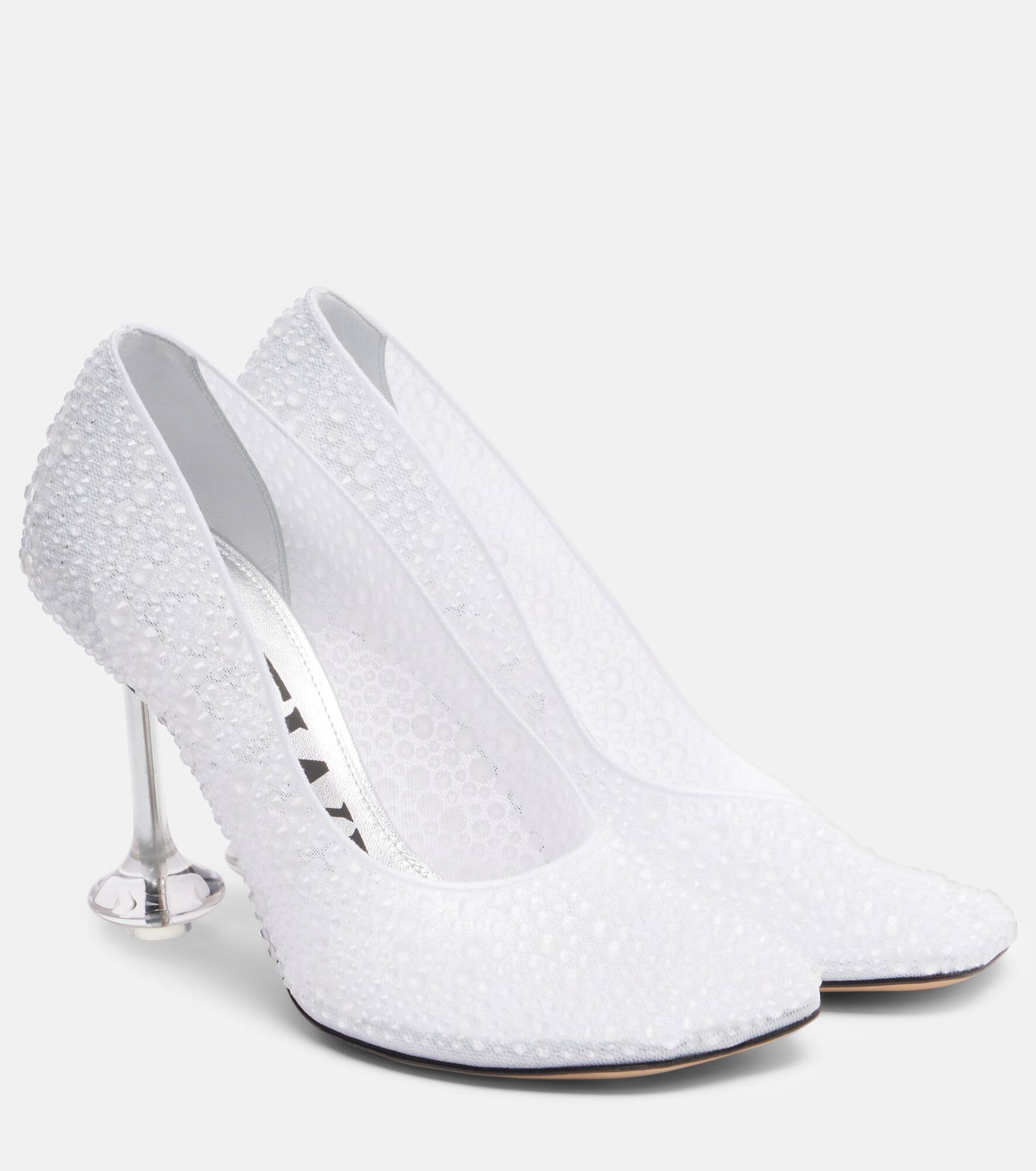 Toy 90 embellished mesh pumps - 1