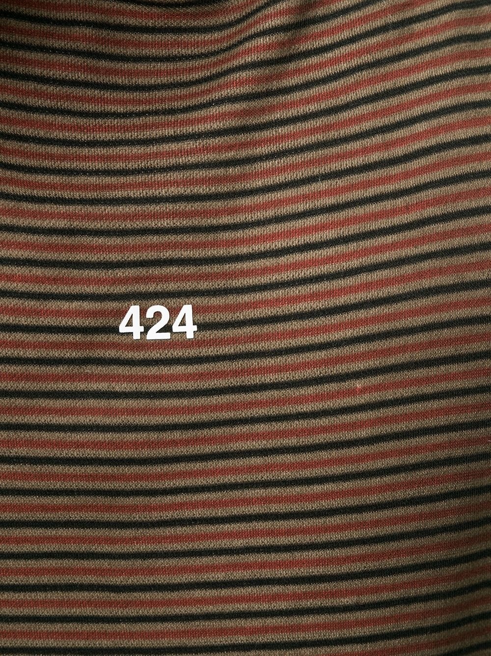 striped long-sleeve logo T-shirt - 5