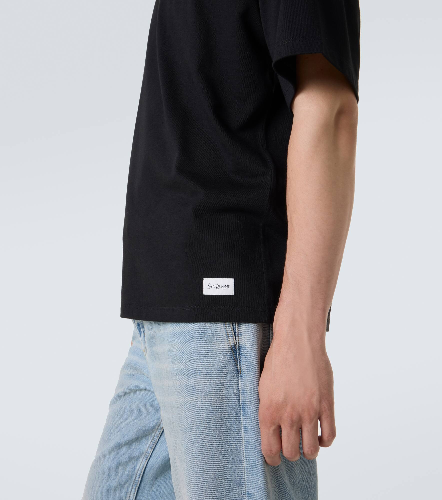 Cotton-blend T-shirt - 6