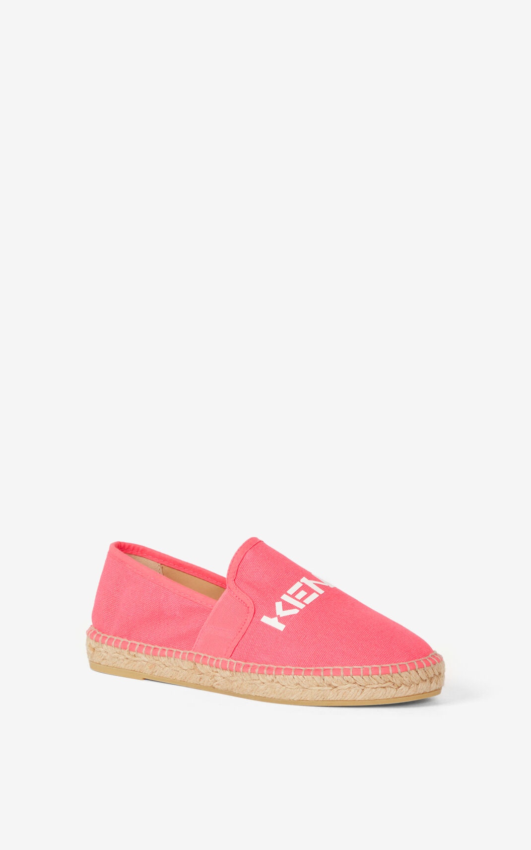 KENZO Logo elasticated canvas espadrilles - 3