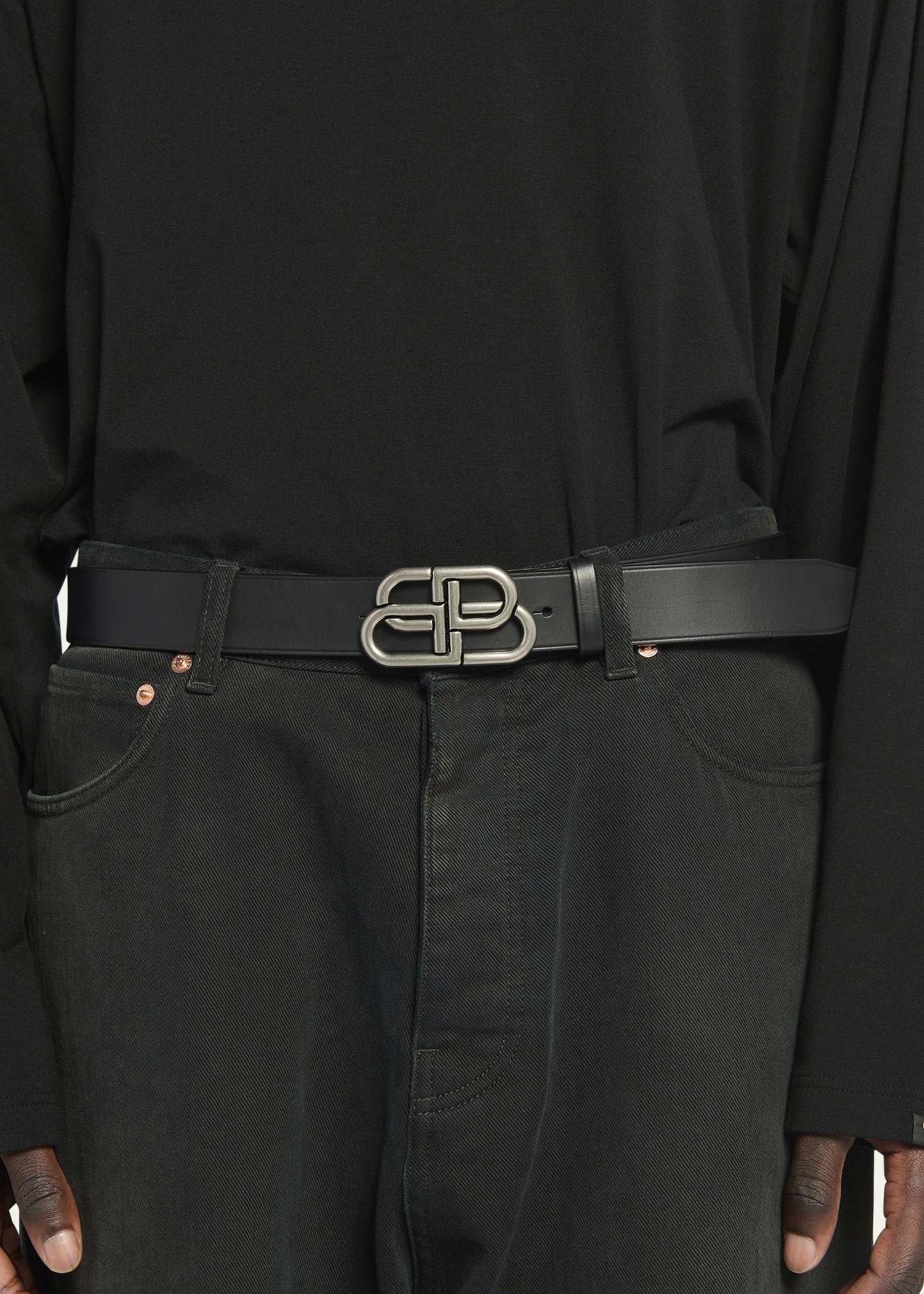 Men's Logo Buckle Belt - 2