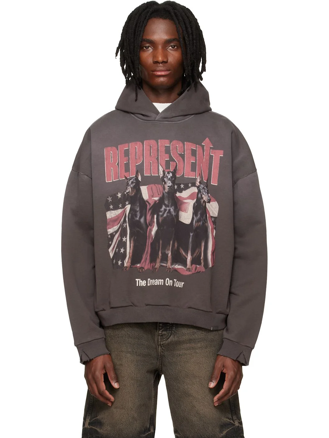 Brown 'Dream On Tour' Hoodie - 1