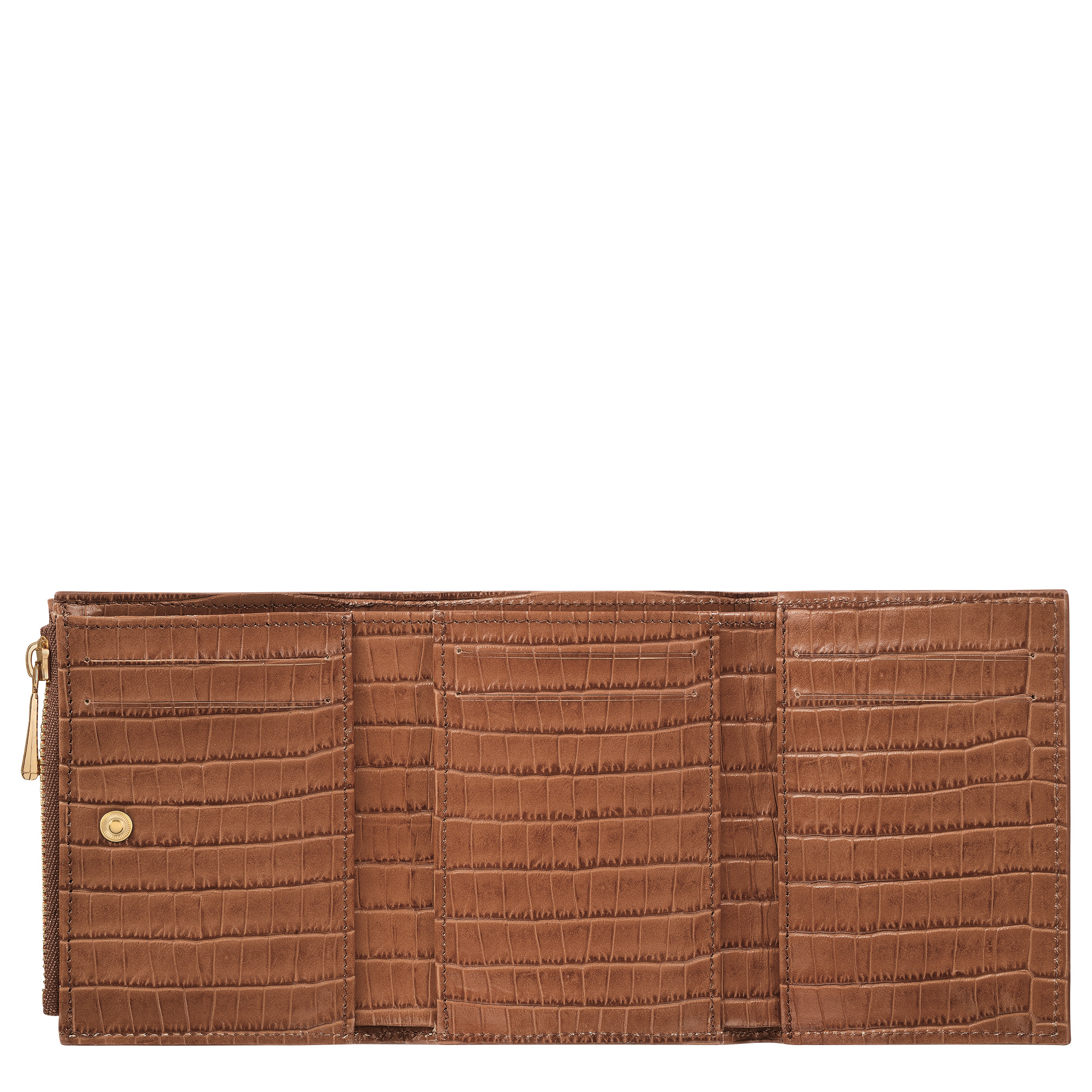 Longchamp Pocket Compact wallet Cashew - Leather - 3