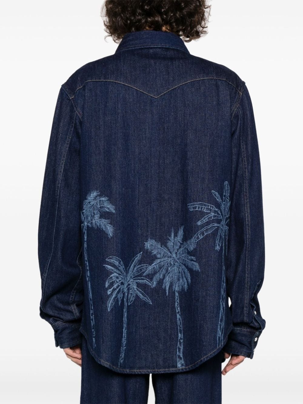 graphic-print cotton shirt - 4