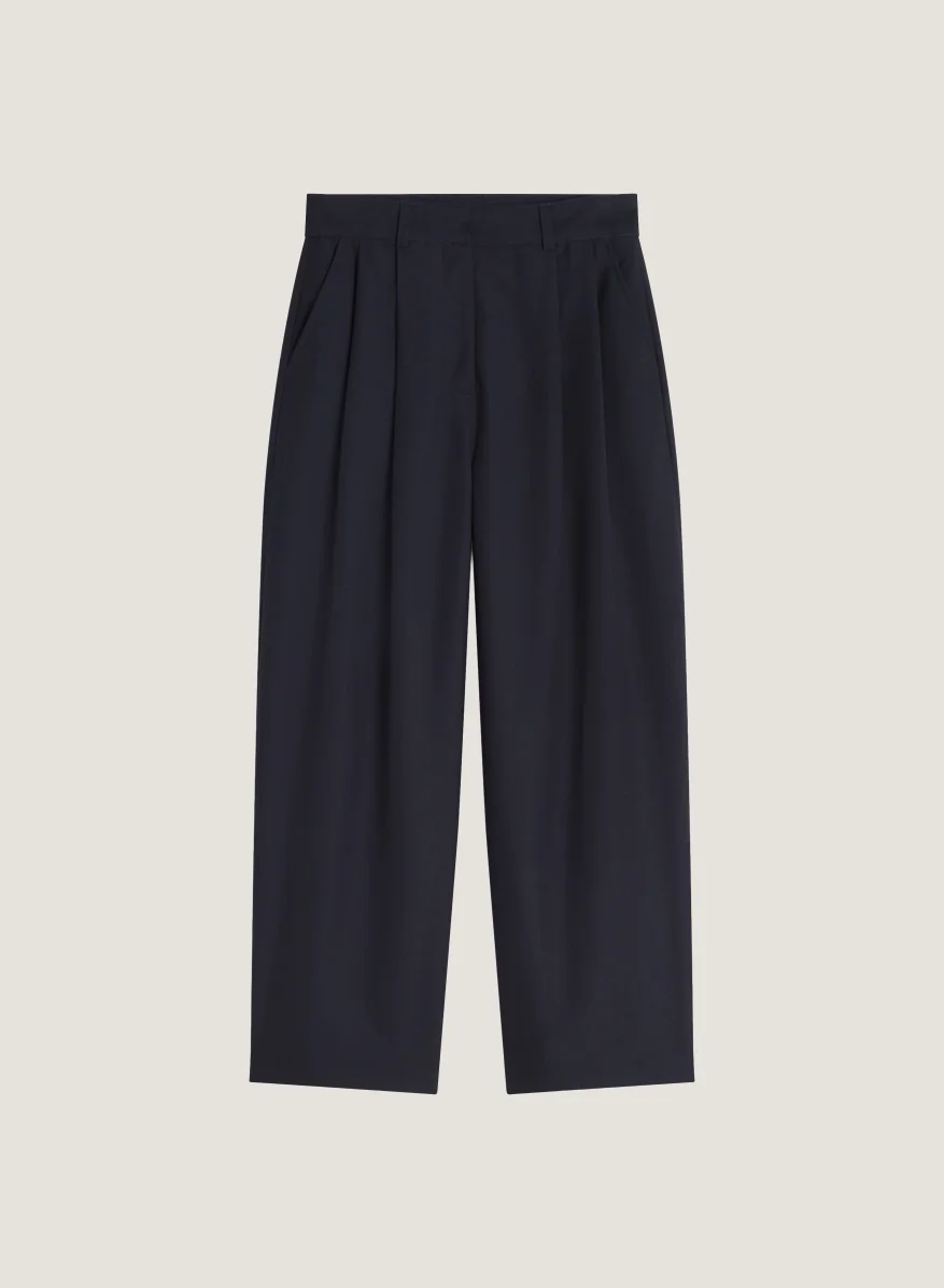 CARROT PLEATED PANTS - 1