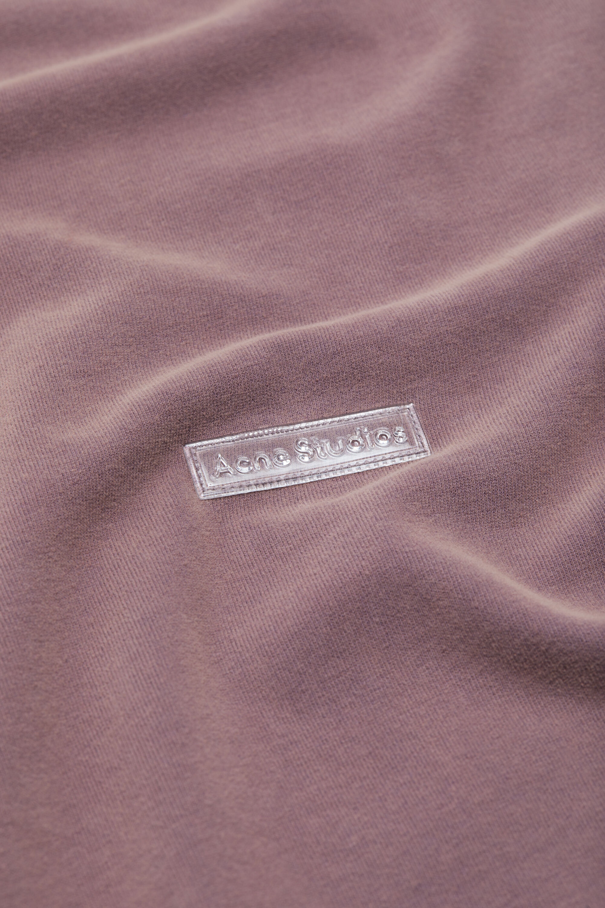 Crew neck t-shirt - Relaxed unisex fit - Plum purple - 4