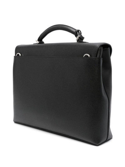 Valextra Avietta grained leather briefcase outlook