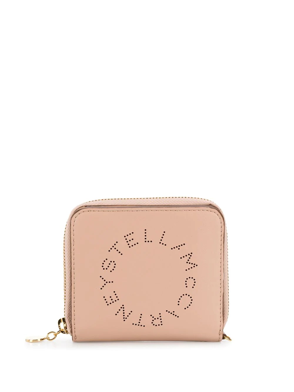 small Stella Logo perforated wallet - 1