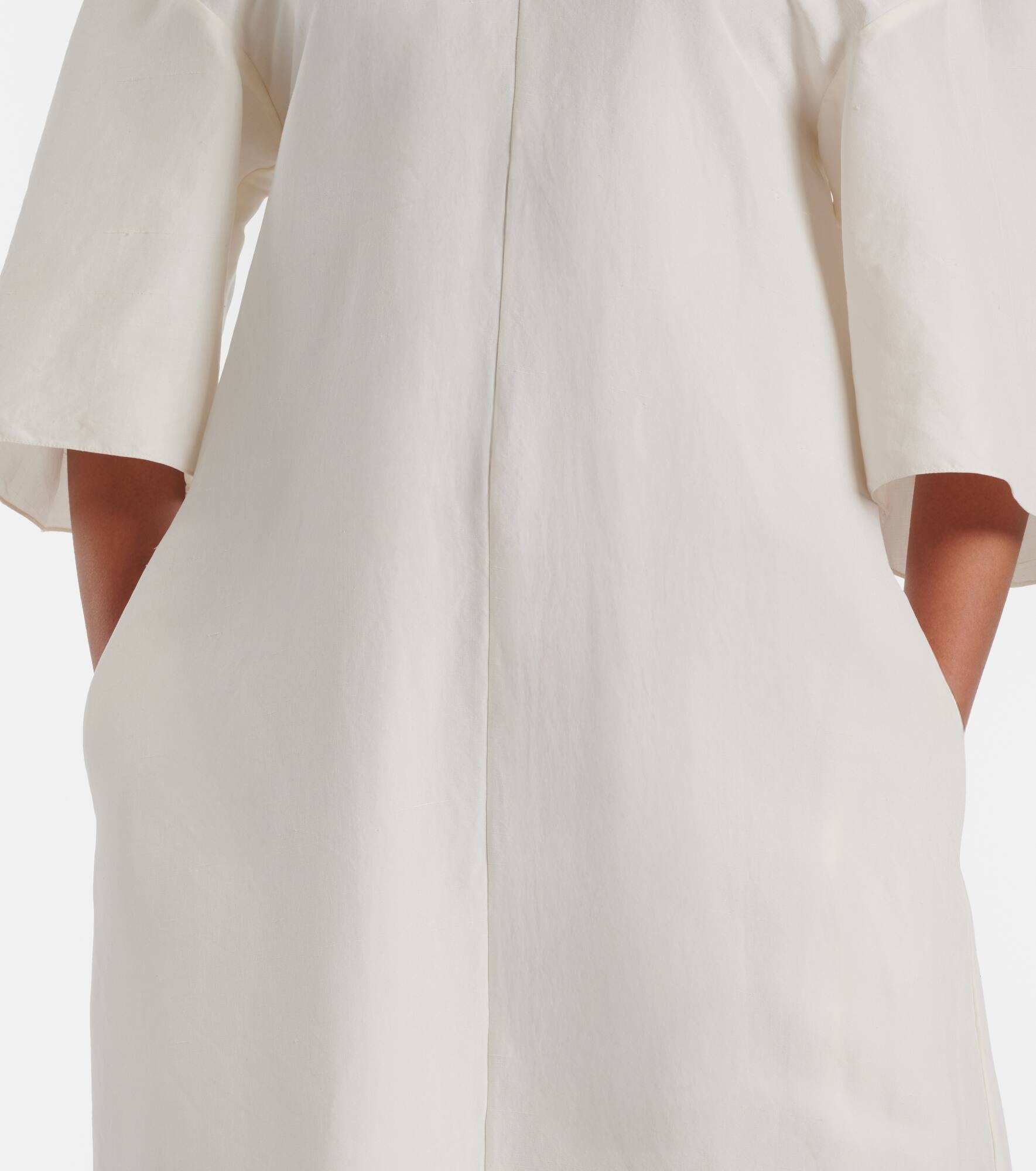 Mia open-back silk maxi dress - 5
