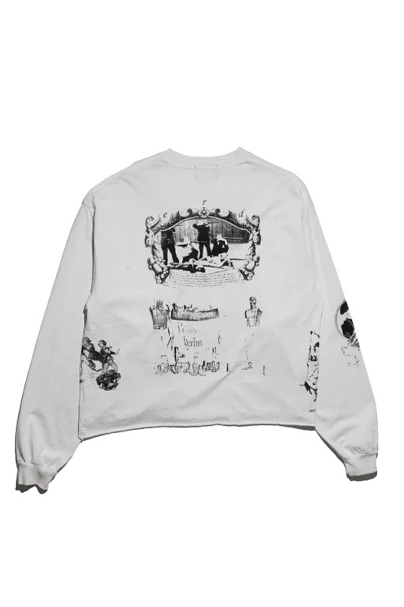 Enfants Riches Déprimés Erd Napoleon Ls T-Shirt Faded White outlook